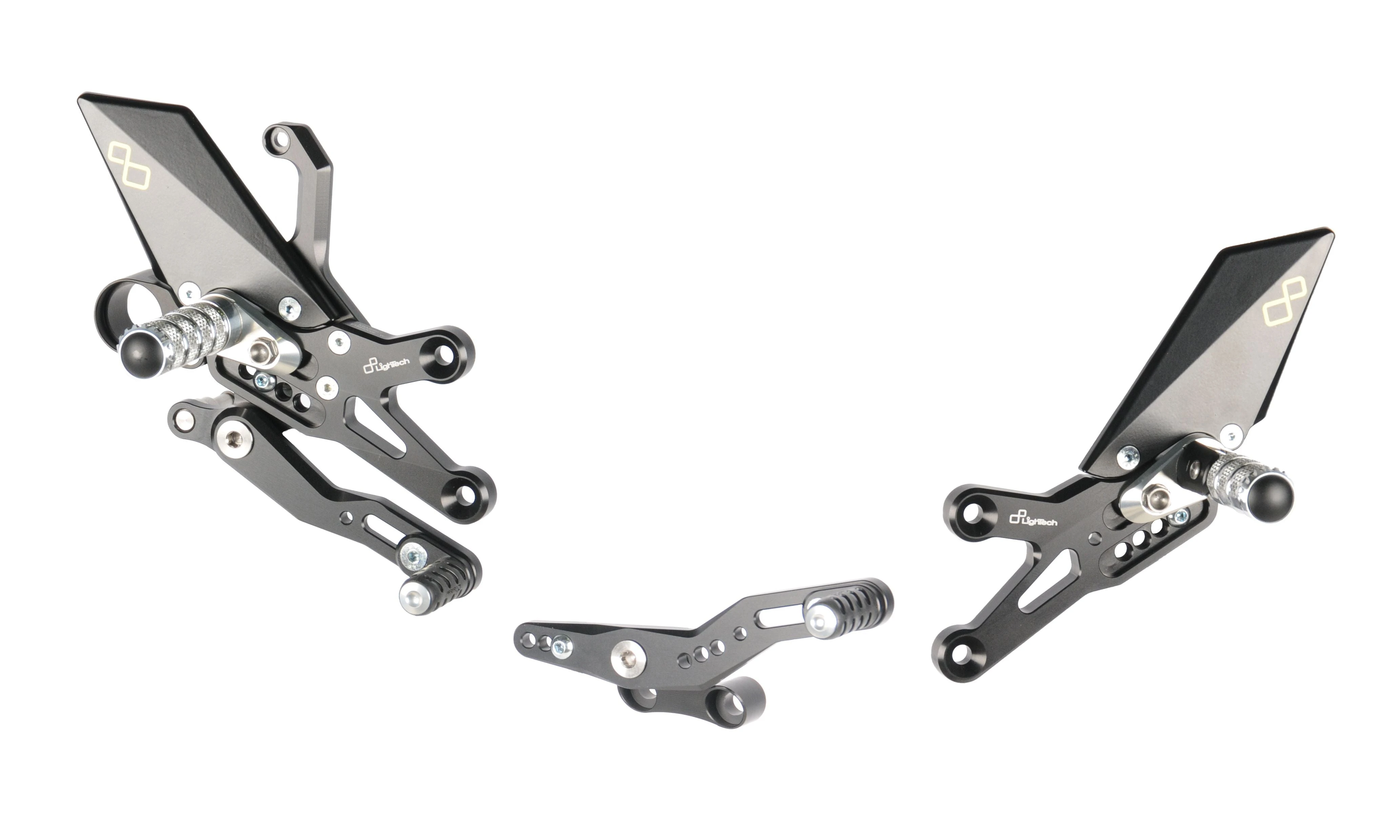 Adjustable Rear Sets With Fixed Foot Pegs - Honda CBR1000RR (2008-2019)