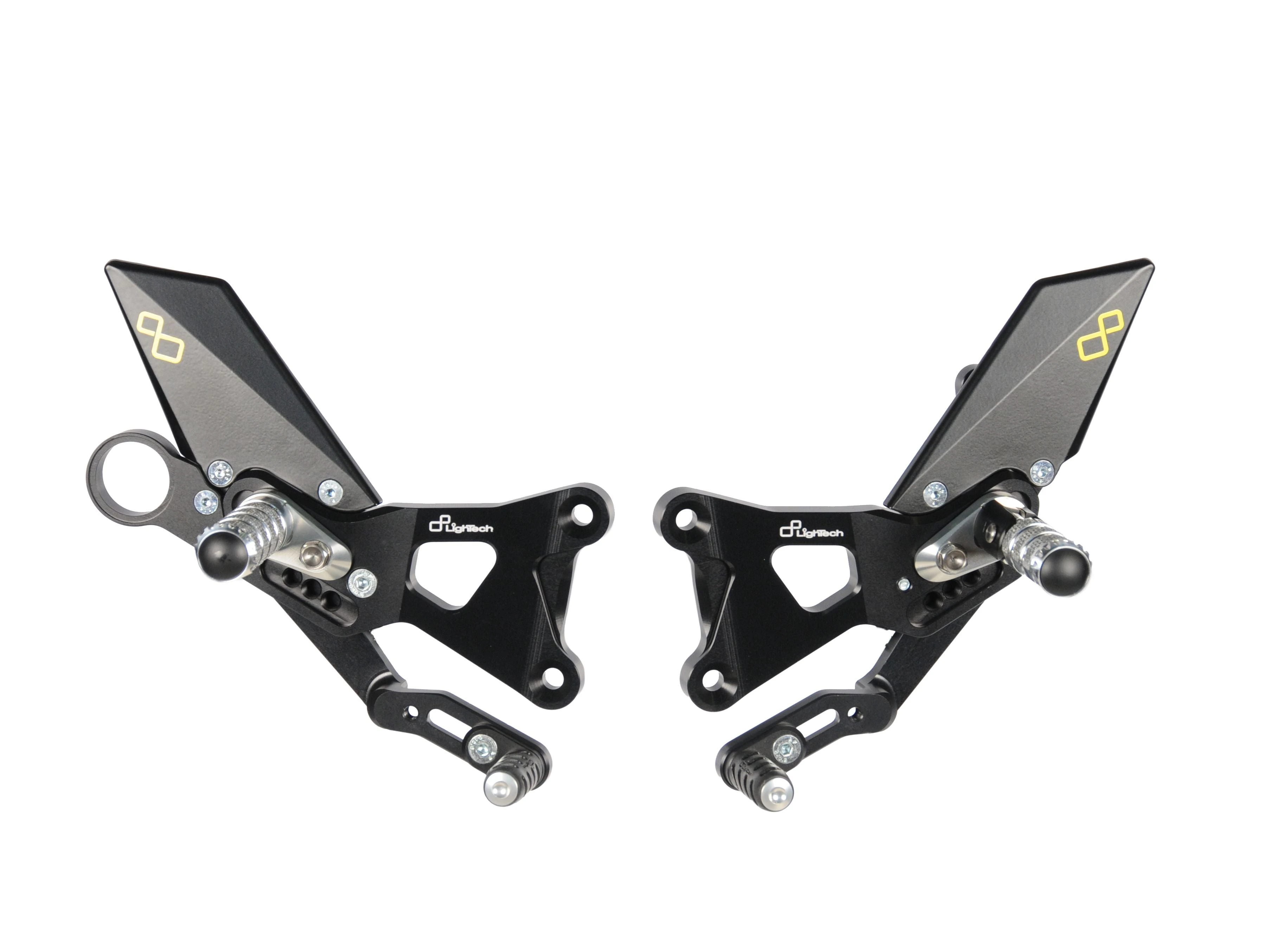Adjustable Rear Sets With Fixed Foot Pegs - KAWASAKI ZX6 R / ZX636 (2005-2024)