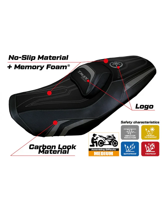 Seat cover for Yamaha T-Max 560 - Image 2