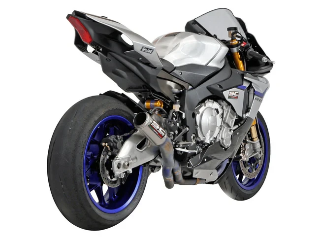 YAMAHA YZF R1 (2015 - 2016) - R1M YAMAHA YZF R1 (2017 - 2019) - R1M YAMAHA YZF R1 (2020) - R1M CR-T Muffler, with de-cat link, Low position - Image 3